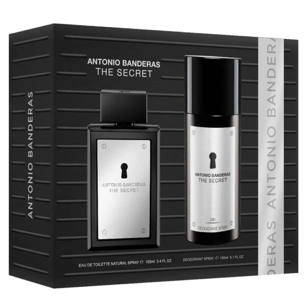 Kit The Secret Antonio Banderas - Perfume Masculino 100ml + Desodorante Spray 150ml