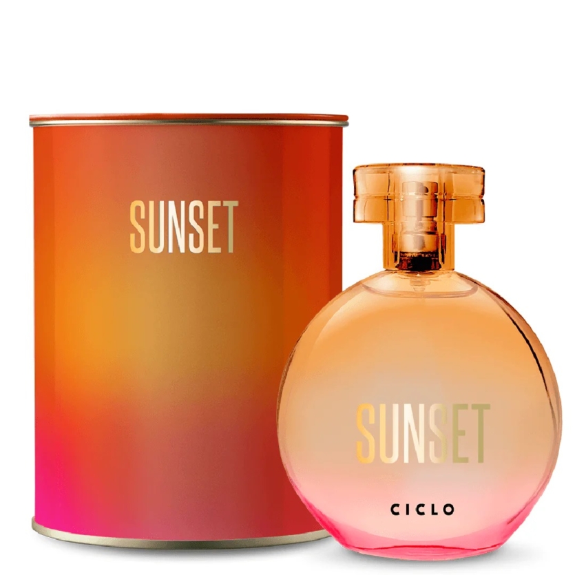 Sunset Lata Ciclo Cosméticos Deo-colônia 100ml – Perfume Feminino