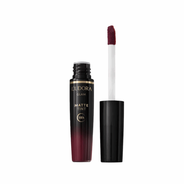 Batom Líquido Eudora Glam Matte Tint - Vinho Sublime