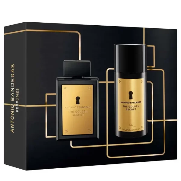 Kit the Golden Secret Antonio Banderas perfume + Desodorante Spray