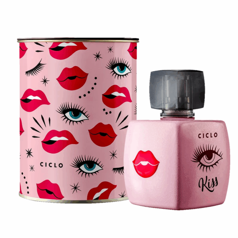 Kiss Ciclo Cosméticos Deo Colônia Lata – Perfume Feminino 100ml
