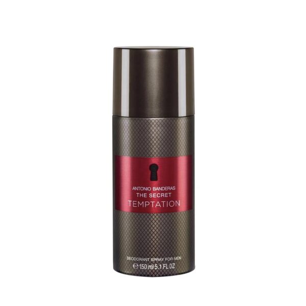 Kit The Secret Temptation Antonio Banderas - Perfume Masculino 100ml + Desodorante Spray 150ml - Imagem 6