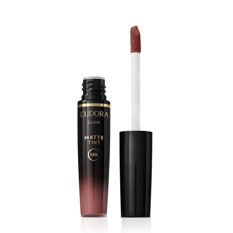 Eudora Glam Matte Tint Rose Vintage – Batom Líquido 4g