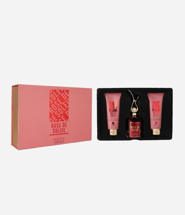 Coffret Perfume Rose de Soleil + Gel de Banho + Loção Corporal 100ml- Perfume Feminino