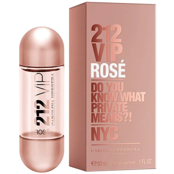212 VIP Rosé Carolina Herrera Eau de Parfum 30ml - Perfume Feminino - Imagem 2