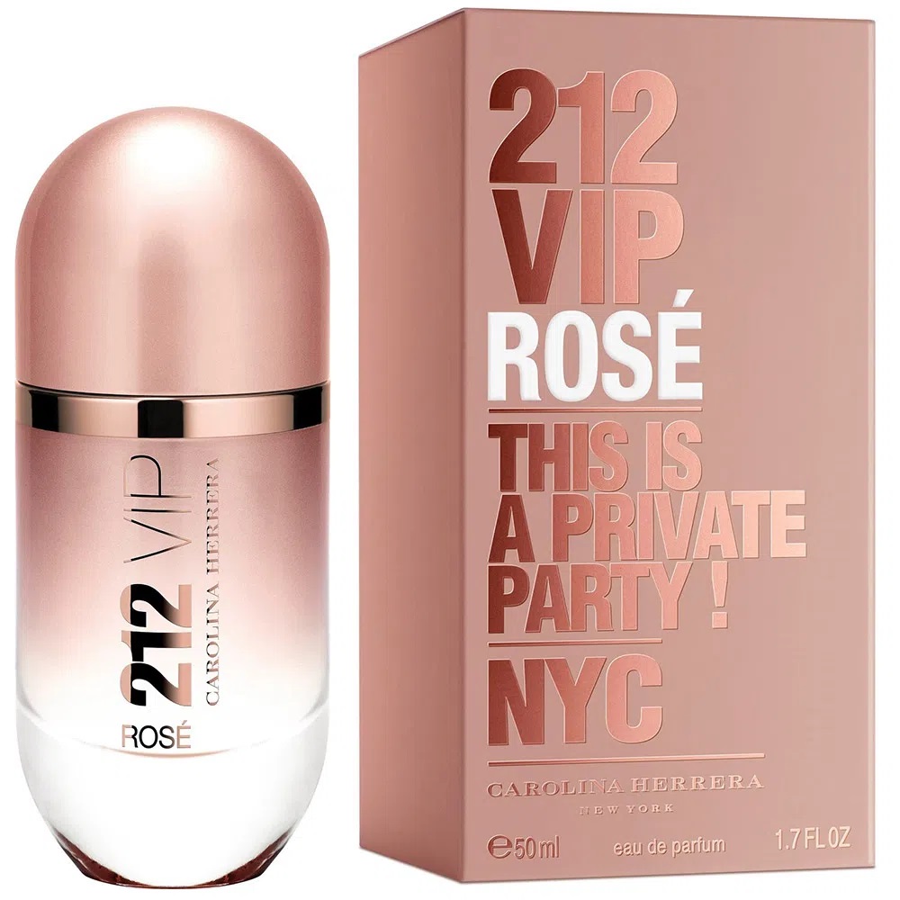 212 VIP Rosé Carolina Herrera EDP 50ml - Perfume Feminino Original