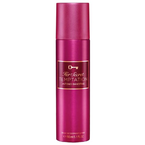 Kit Her Secret Temptation Antonio Banderas - Perfume Feminino 80ml + Desodorante Spray 150ml - Imagem 3