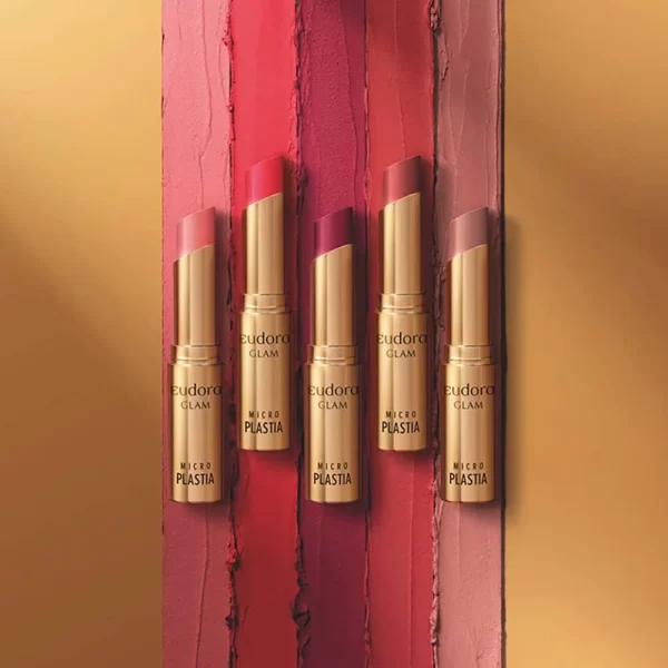 Batom Eudora Glam Micro Plastia -  Marsala Supremo - Imagem 3