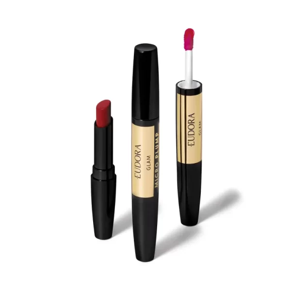 Eudora Glam Micro Plump Duo Vermelho Único - Batom - Imagem 4