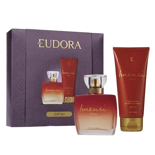 Kit Eudora Imensi Alive - Perfume 100ml + Loção Corporal
