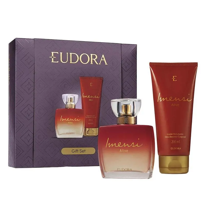 Kit Eudora Imensi Alive - Perfume 100ml + Loção Corporal