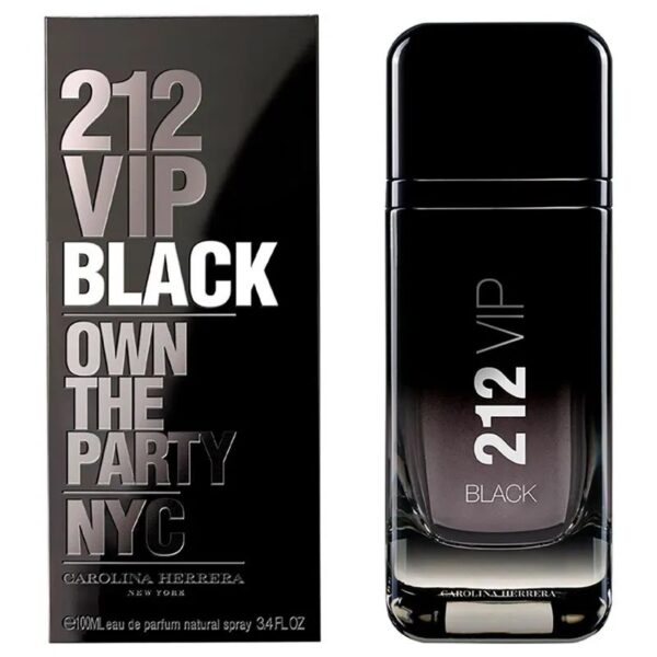 212 Vip Black Carolina Herrera EDP 100ml - Perfume Masculino - Imagem 2