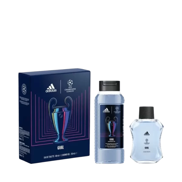 Kit Adidas Uefa Champions League Goal ( Perfume EDT 100ml + Shower Gel 250ml )