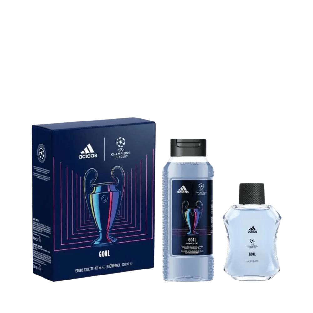 Kit Adidas Uefa Champions League Goal ( Perfume EDT 100ml + Shower Gel 250ml )