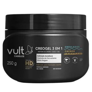 Creogel 3 em 1 Vult Ondulados e Cachos 250g