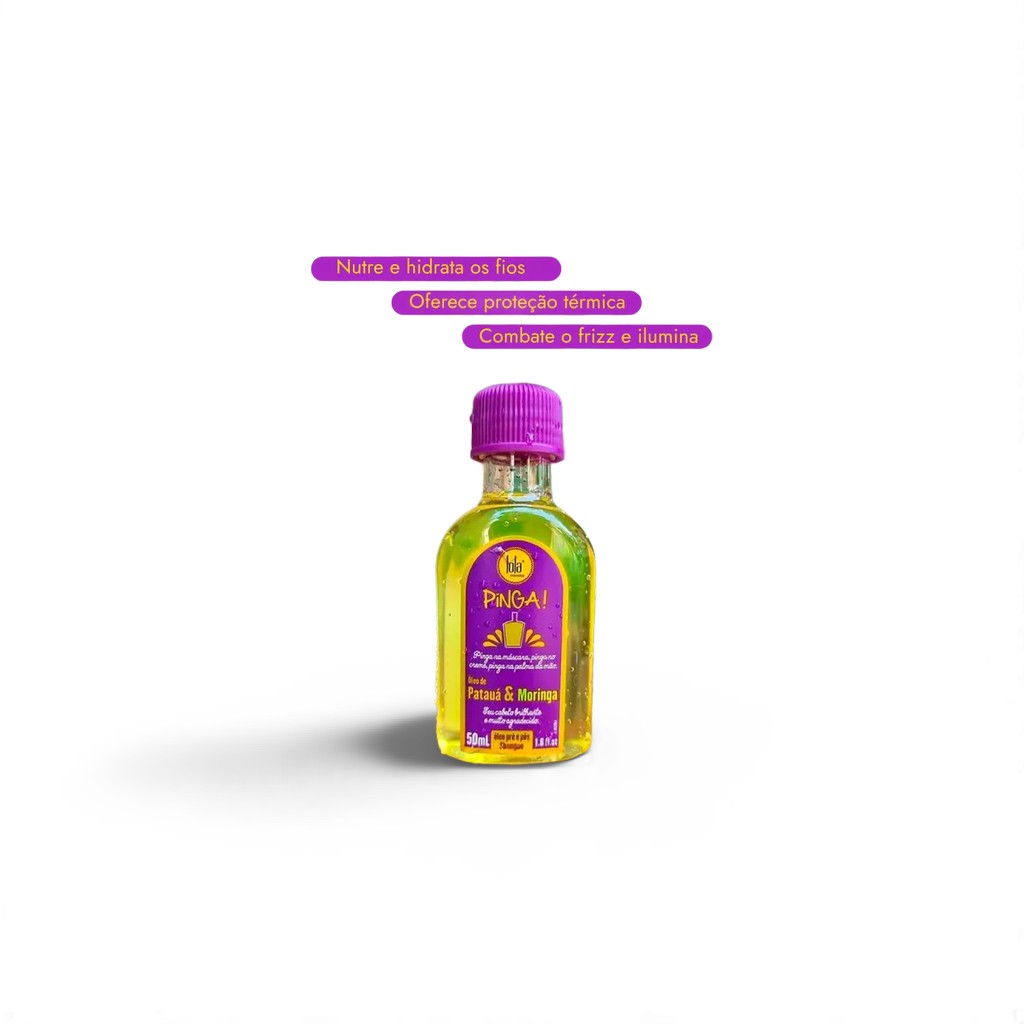 Lola Cosmetics Pinga! Patauá E Moringa – Óleo Capilar - 50ml